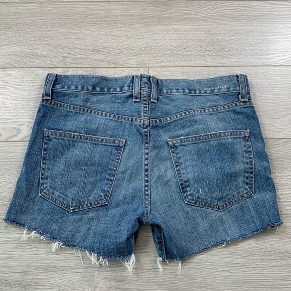 Current Elliott The Boyfriend Raw Hem Jean Shorts - Picture 4 of 12